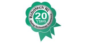 Logo Robatech 20 jaar